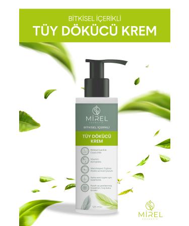 M REL KOZMET K Hair Removal Cream - Natural and Herbal Content - Sensitive and All Skin Types