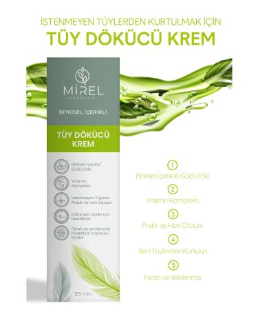 M REL KOZMET K Hair Removal Cream - Natural and Herbal Content - Sensitive and All Skin Types - Buy Online on GoSupps.com