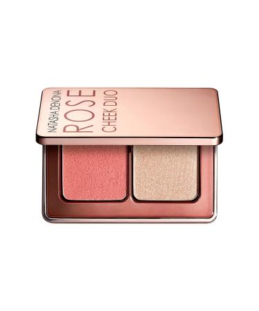 Natasha Denona Rose Cheek Duo - Hyaluronic Acid Moisturizing Defining Luminous Blush & Illuminator 4G
