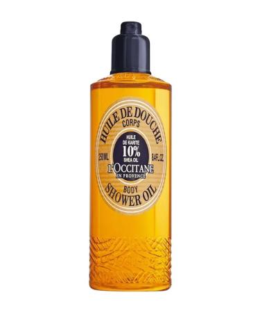 L'Occitane Shea Butter Shower Oil - Silky Texture Nourishing Shower Gel with Shea Butter 250ML