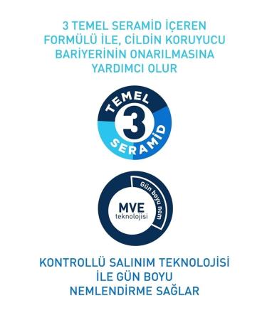 CeraVe Moisturizing Cream for Hands Face and Body with Ceramide and Hyaluronic Acid for Dry Skin 50 ml - Buy Online on GoSupps.com