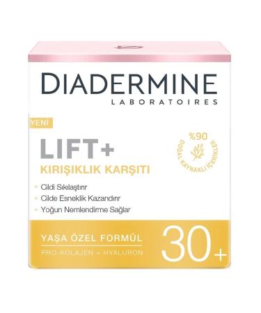 Diadermine Anti-Wrinkle & Intensive Moisturizing Lift 30+Day Cream 50 Ml- Natural Source Content