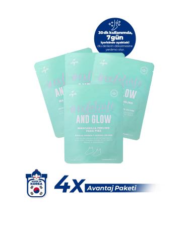 todobeauty 4-Pack Exfoliate and Glow Sock Type Peeling Foot Mask