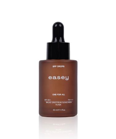 Easey SPF Drops 50+ Factor Fragrance-Free Face and Body Sunscreen Filter PA++++ UVA/UVB Filter 30 ml
