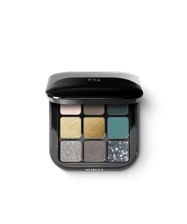 KIKO New Glamour Multi Finish - Ultra Intense Pigmented Matte & Shimmer & Metallic Finish Eyeshadow Palette 2.5G