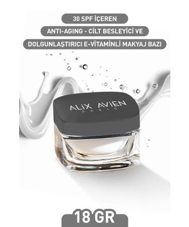Alix Avien Rejuvenating Face Base Cream - Multi-Purpose Rejuvenating Make-up Base Cream SPF 30