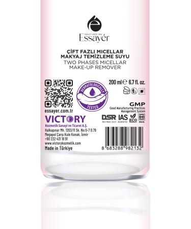 ESSAYER Make-Up Remover Water Dual Phase Micellar For All Skin Types 200 ML - Buy Online on GoSupps.com