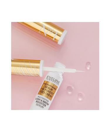 Eveline Cosmetics Multipeptide Eyelash and Brow Strengthening Serum 4 ml - Buy Online on GoSupps.com