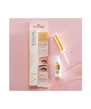 Eveline Cosmetics Multipeptide Eyelash and Brow Strengthening Serum 4 ml - Buy Online on GoSupps.com