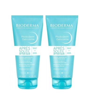 Bioderma Photoderm After Sun Moisturizing and Soothing After Sun Care Cream 200 ml X2