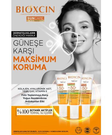 Bioxcin Sun Care SPF 50 Sun Cream for Acne Prone Skin 50 ml - Buy Online on GoSupps.com