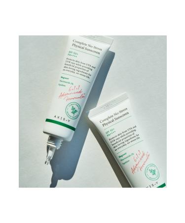 AXIS-Y Physical Sunscreen Spf 50 Pa 50ml Physical Filter Anti-Blemish Acne Face Sunscreen - Buy Online on GoSupps.com