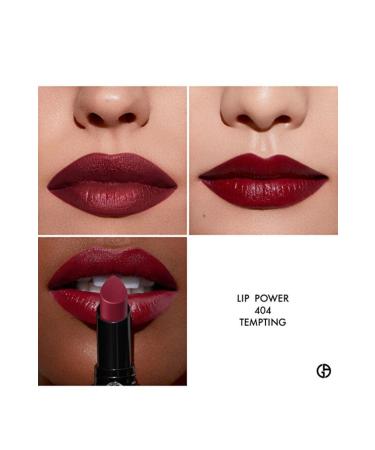 Giorgio Armani Lip Power Tempting Lipstick- 404 TEMPTING-laurent - Buy Online on GoSupps.com