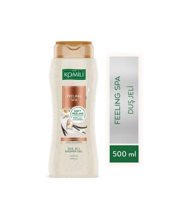 Komili Feeling Spa Vanilla Shower Gel - Intensive Moisturizing - Vegan - 500 ML
