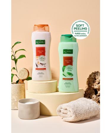 Komili Feeling Spa 2-Piece Peeling Shower Gel Set - Vegan - 2 x 500 ML - Buy Online on GoSupps.com