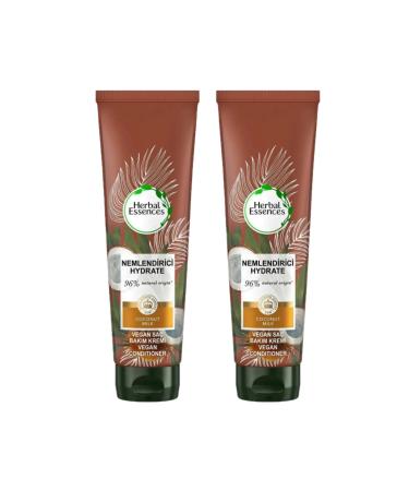 Herbal Essences Vegan Hair Care Conditioner Moisturizing Coconut Milk 275ml x2PCS