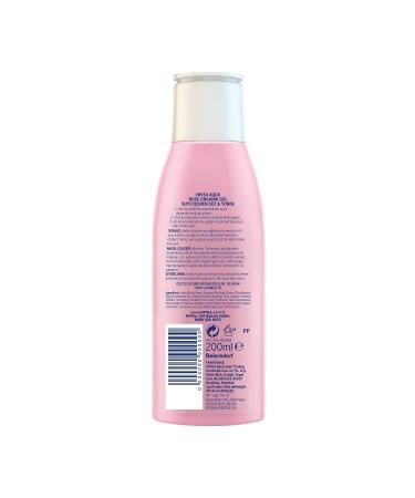 NIVEA Aqua Rose Milk & Tonic with Organic Rose Water 200ml Effective Make-Up Remover - Buy Online on GoSupps.com