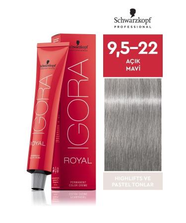 Igora Royal Pastel Shades 9.5-22 Light Blue Hair Dye