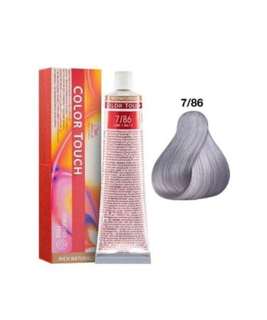 Wella Color Touch Hair Dye 7/86 Medium Blonde Pearl Violet 60 ml