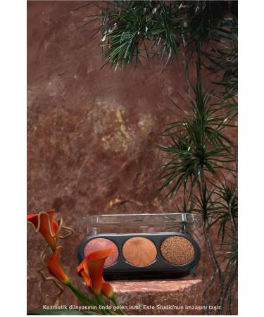 Add Color to Your Estella Beauty: 3-Pack Blush Palette with Terracotta Blush No: 02 - Buy Online on GoSupps.com