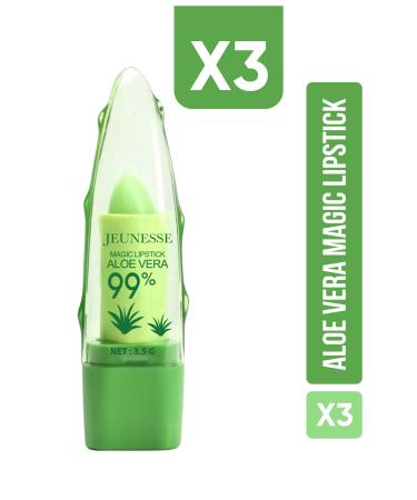 Jeunesse Aloe Vera Magic Lip Stick 3.5 grams * 3 pieces - Magic Lip Balm