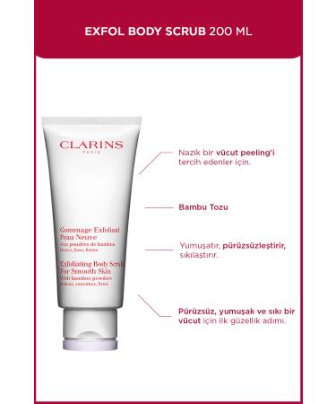 Clarins Exfoliating Body Scrub For Smooth Skin 200 ml Body Peeling