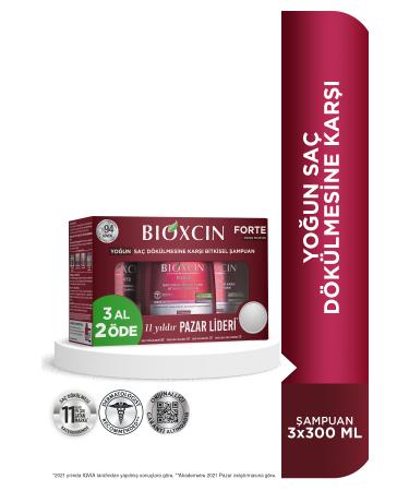 Bioxcin Forte 300 ml Buy 3 Pay 2 Shampoo - Intensive Hair Loss Shampoo