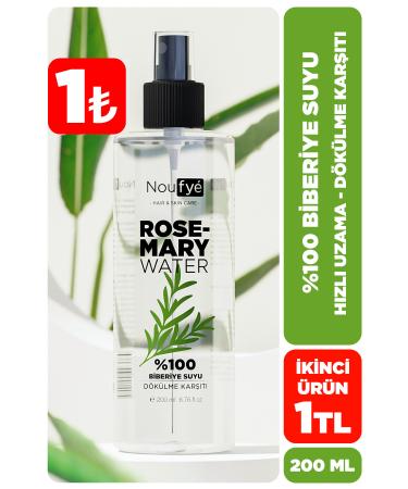 NOUFYE Fast Hair Growth & Anti-Loss 0 Pure Rosemary Water 200ML