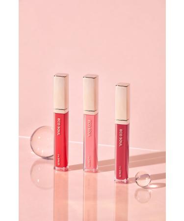 The Saem Eco Soul Shine Lip Gloss - CR01 Coral Nectar - Buy Online on GoSupps.com