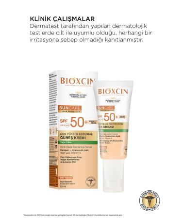Bioxcin Sun Care Sun Cream for Oily Skin Spf 50 50 ml - Colored - Buy Online on GoSupps.com