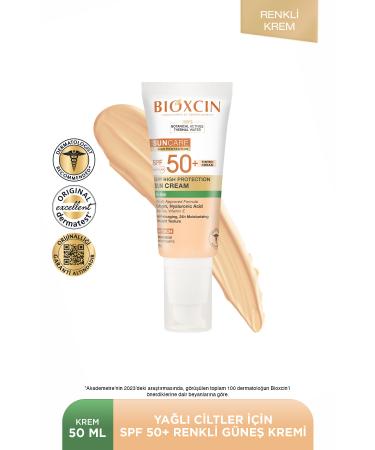 Bioxcin Sun Care Sun Cream for Oily Skin Spf 50 50 ml - Colored - Buy Online on GoSupps.com