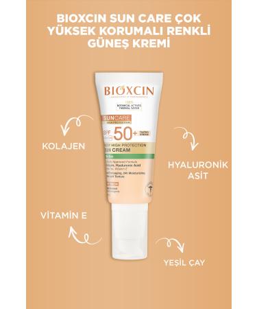 Bioxcin Sun Care Sun Cream for Oily Skin Spf 50 50 ml - Colored - Buy Online on GoSupps.com