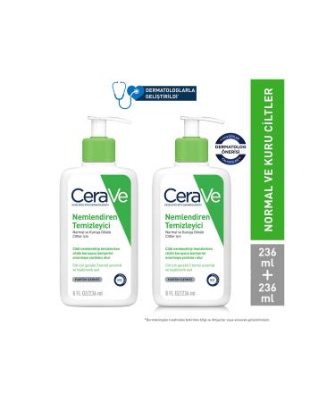 CeraVe Moisturizing Cleanser 236 ml + 236 ml Advantage Pack of 2