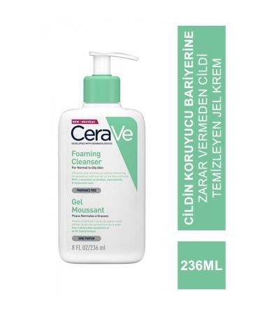 CeraVe Vitamin B3 Foaming Cleanser for Normal and Oily Skin 236ml