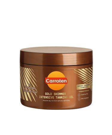 Carroten Gold Shimmer Tanning SPF-Free Golden Shimmer Bronzing Sun Gel 150ml - Buy Online on GoSupps.com