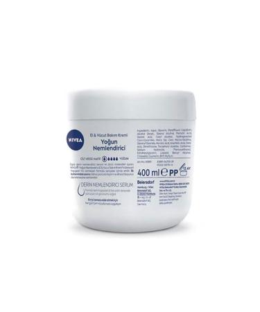 NIVEA Intensive Moisturizing Hand and Body Care Cream 400 ml Normal and Dry Skin 48 Hour Moisturizing - Buy Online on GoSupps.com