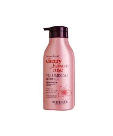 Luxl ss Luxliss Cherry Blossom Rose Volumizing Hair Care Shampoo 500 Ml