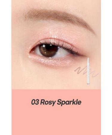 Romand rom&nd Glitter Eyeliner - Twinkle Pen Liner - 03 Rosy Sparkle