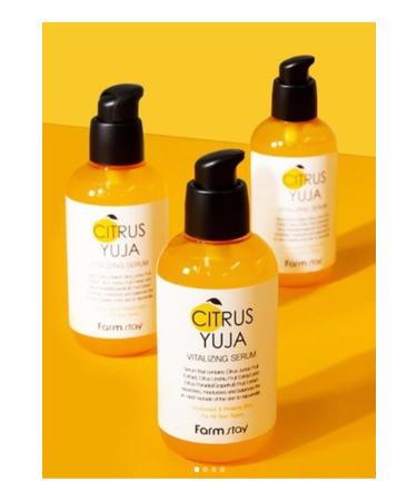 Farmstay Farm Stay Citrus Yuja Vitalizing Serum Brightening Serum 100 ml