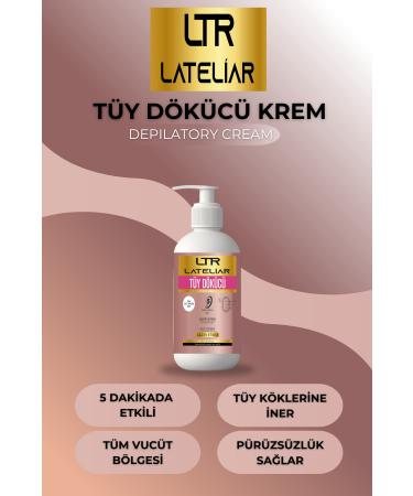 LATELIAR Laser Effective Hair Removal and Hair Reducing Epilation Cream for All Skin Types (SPECIAL FORMULA) 150 ml