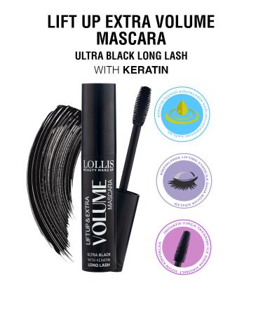 Lollis Lift Up Extra Volume Mascara With Keratin / Lift Up Extra Volume Keratin Mascara / Rimel