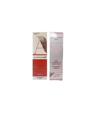 Achroactive Max Achrowell 45 Ml UV Filtered Whitening Acne Pimple Cream 45 Ml