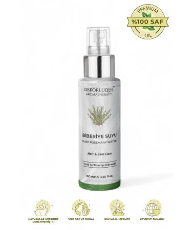 DEKORLUQUE Rosemary Water Anti-Loss Hair Growth Supporting Hair Tonic 0 Natural and Pure - 100 ml