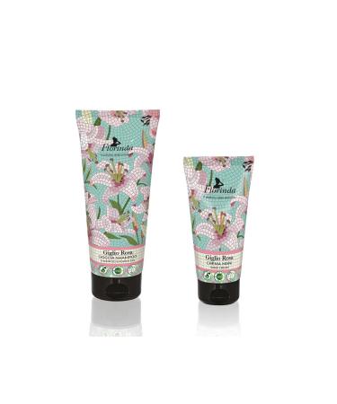 Florinda Giglo Rosa Shampoo Shower Gel 200ML and Giglo Rosa Hand Cream 75ML Set
