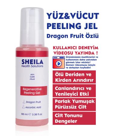 Sheila Health Solutions Instant Peeling Dragon Fruit Peeling Dead Skin Exfoliating Renewing Brightening Body Face Peeling - Buy Online on GoSupps.com