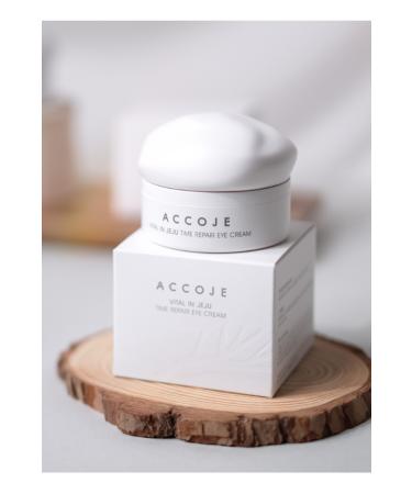 ACCOJE Jeju Time Repair Eye Cream - Anti-Aging Eye Contour Care from Korea - Buy Online on GoSupps.com