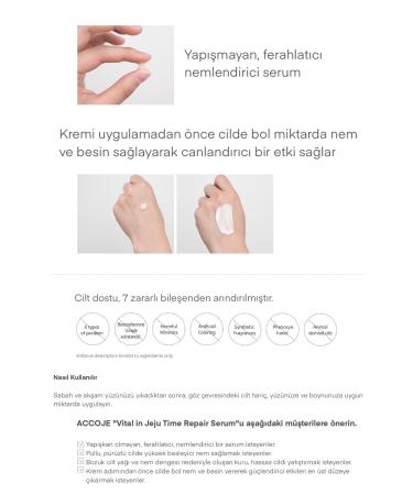 ACCOJE Jeju Time Repair Serum - Intensive Anti-Aging Care from Korea - Buy Online on GoSupps.com