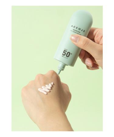 ACCOJE No Sebum Sun Gel SPF 50+ PA++++ - Oil Control & High Sun Protection from Korea - Buy Online on GoSupps.com