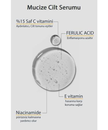 innisul CE Ferulic Anti-Aging Tone Equalizing Ascorbic Acid & Ferulic Acid C Vitamin Serum 30ml - Buy Online on GoSupps.com
