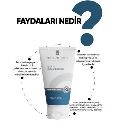 mineaderm Skin Brightening Cleanser Peeling/lightening Exfoliating Cleanser - Buy Online on GoSupps.com